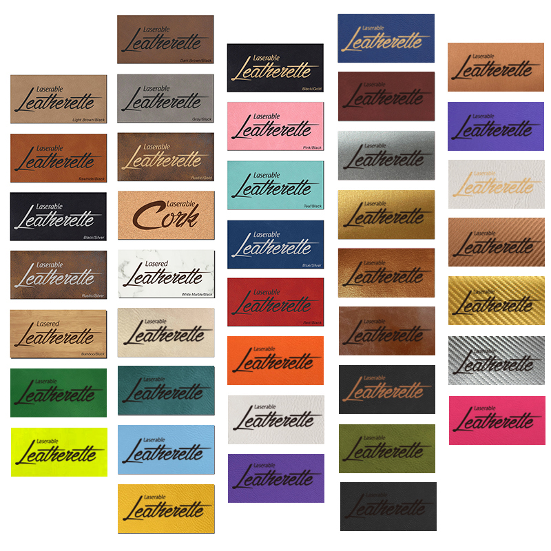 Laserbare Kunstleder-Bögen Mit Kleber / Ohne Kleber Laserbare Kunstleder-Bögen Mit Kleber / Ohne Kleber